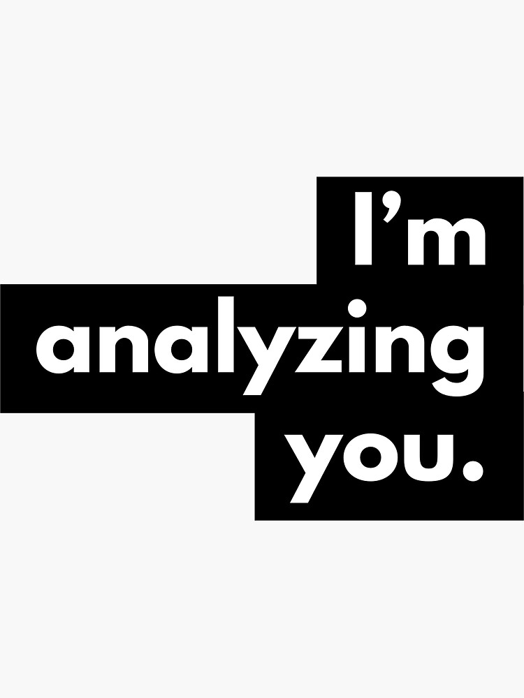 Analyzer Sticker for Sale by Kate Sortino