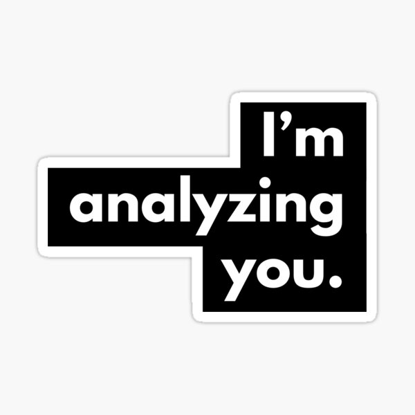 Analyzer Sticker