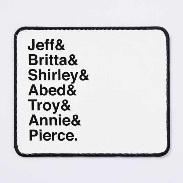 Item preview, Greendale Seven (black text) designed and sold by TextualDeviancy.
