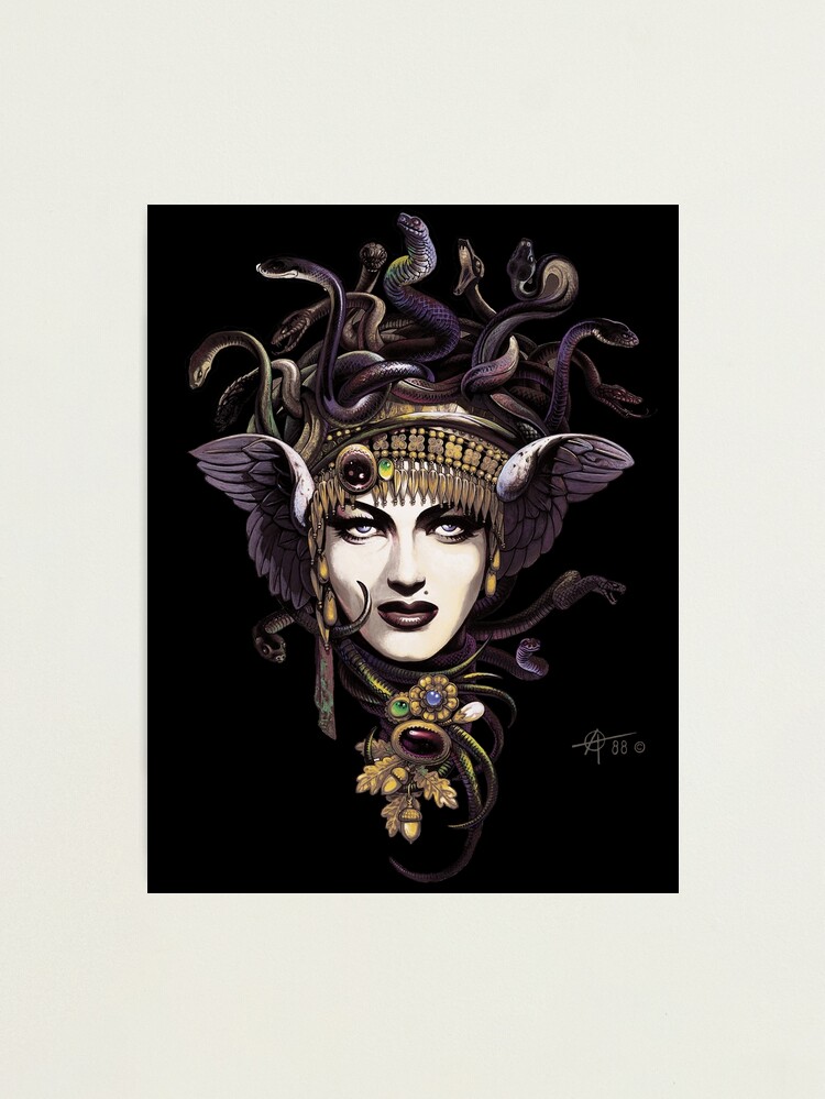 Photographic Print, Medusa by Chris Achilleos designed and sold by House of Achilleos