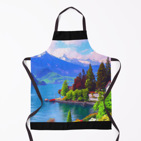 Item preview, A digital painter of the Majestic Switzerland designed and sold by H Schneiter.