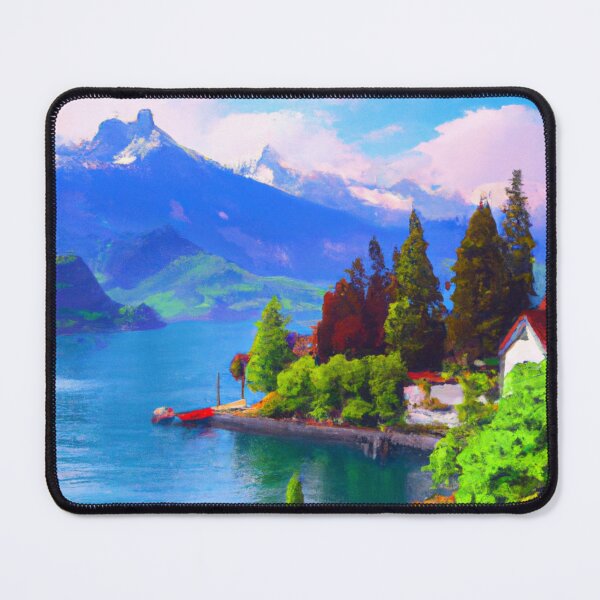 Item preview, A digital painter of the Majestic Switzerland designed and sold by H Schneiter.