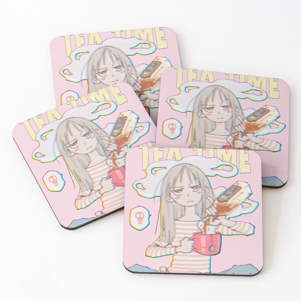 Item preview, Girl Needs Her Tea Time Funny Cartoon Art designed and sold by doodlingjay.