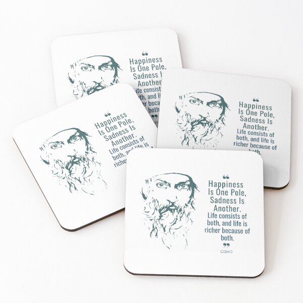 Item preview, Find Inspiration and Motivation in Osho's Quotes on Life designed and sold by RetComly.