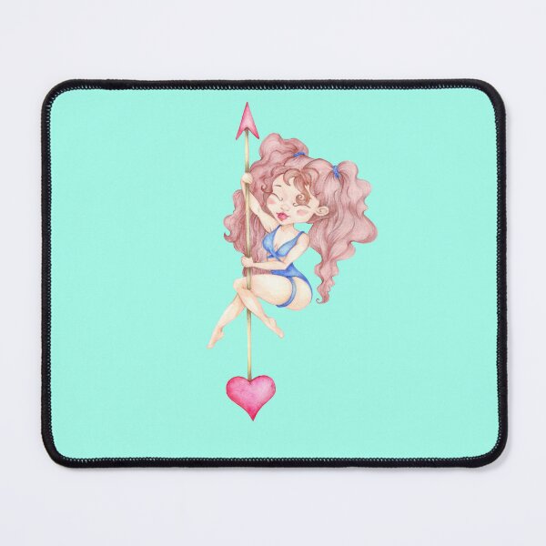 Item preview, Sweet Love Pole Dance - curly dancer designed and sold by Aurora Gritti.