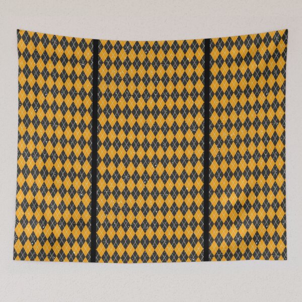 Item preview, Black and Yellow Diamond Pattern designed and sold by CartoonCreates.