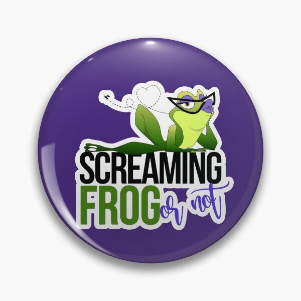 Item preview, Screaming Frog! Froggy White designed and sold by anchicabr.