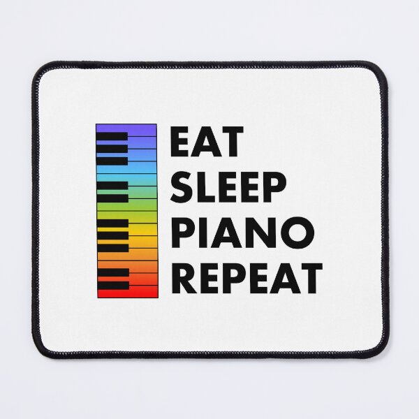 Item preview, Eat Sleep Piano Repeat designed and sold by Inspirationmotivation.