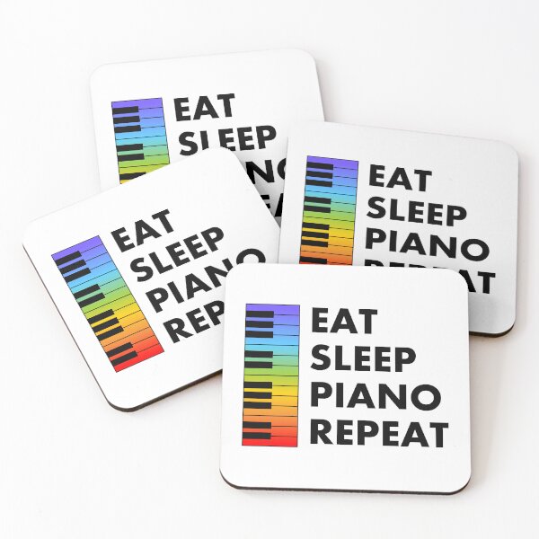 Item preview, Eat Sleep Piano Repeat designed and sold by Inspirationmotivation.