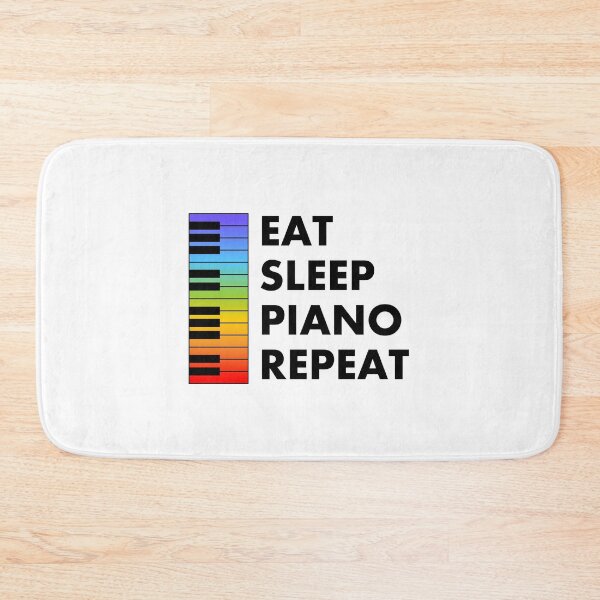 Item preview, Eat Sleep Piano Repeat designed and sold by Inspirationmotivation.