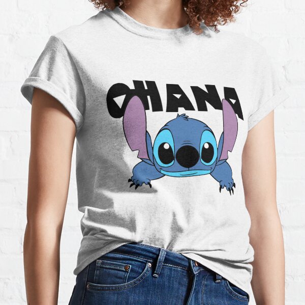 Ladies Plus Disney Lilo & Stitch Short Sleeve Fashion Top 