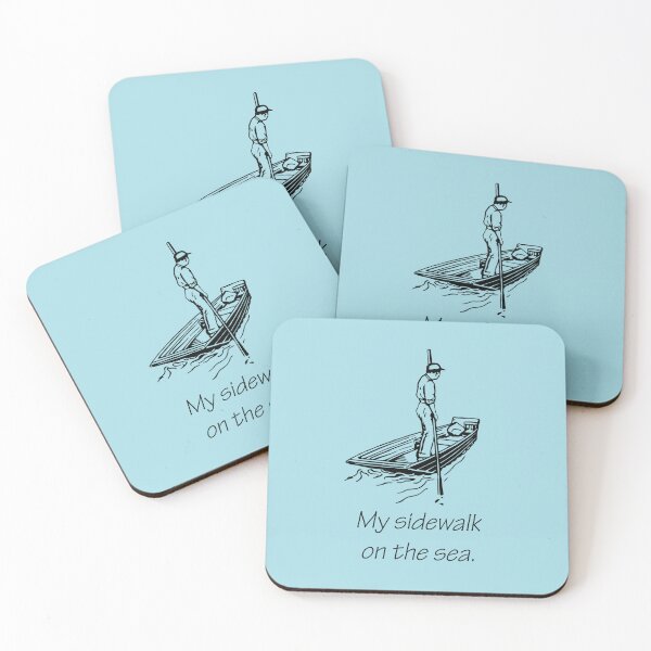Item preview, Man in a Pole Boat: My Sidewalk to the Sea designed and sold by SomeGuyLou.