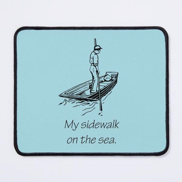 Item preview, Man in a Pole Boat: My Sidewalk to the Sea designed and sold by SomeGuyLou.