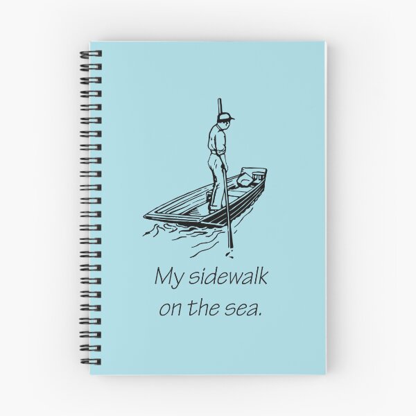 Item preview, Man in a Pole Boat: My Sidewalk to the Sea designed and sold by SomeGuyLou.