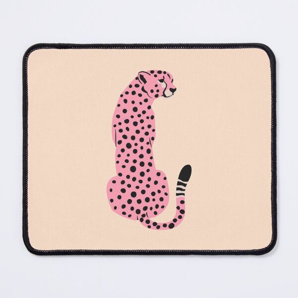 Item preview, Peach Leopard | African Cheetah | Tropical Pop Art designed and sold by karanwashere.
