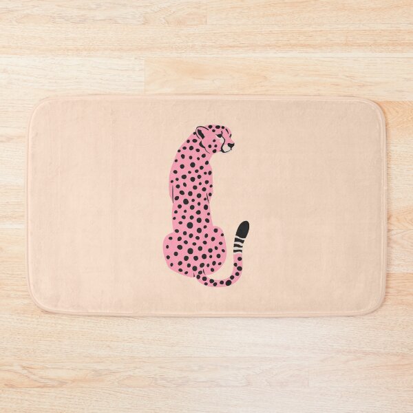 Item preview, Peach Leopard | African Cheetah | Tropical Pop Art designed and sold by karanwashere.