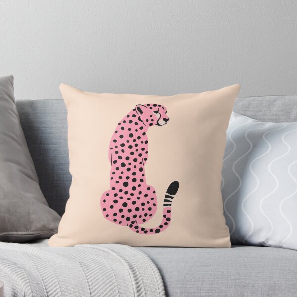 Item preview, Peach Leopard | African Cheetah | Tropical Pop Art designed and sold by karanwashere.