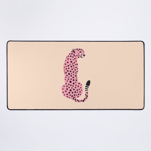 Item preview, Peach Leopard | African Cheetah | Tropical Pop Art designed and sold by karanwashere.