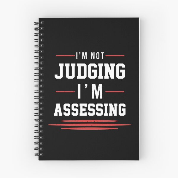 Item preview, I'm Not Judging I'm Assessing Funny social work designed and sold by Eddie SH.