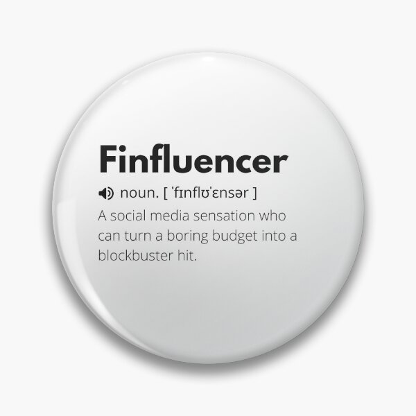 Item preview, Finfluencer Funny Definition, Meaning of Finfluencer, Finfluencer Dictionary designed and sold by Funny  Definition.