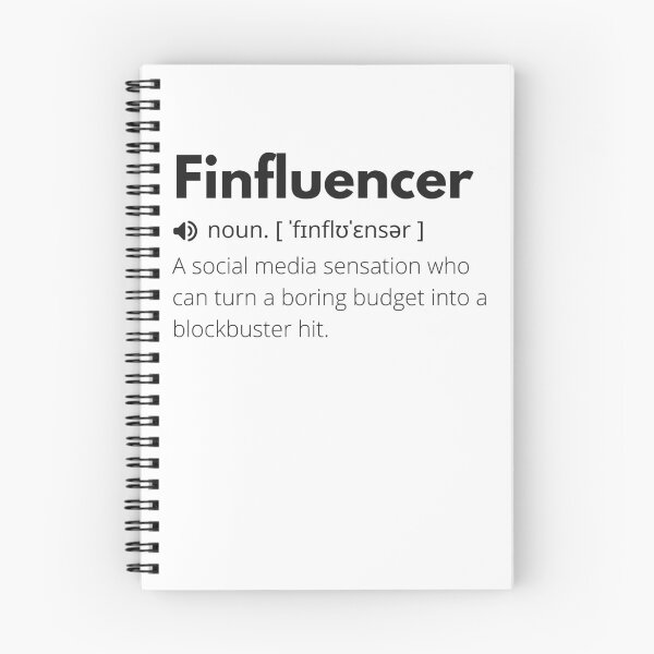 Item preview, Finfluencer Funny Definition, Meaning of Finfluencer, Finfluencer Dictionary designed and sold by Funny  Definition.