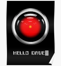 Hal 2000 - Hello Dave Poster