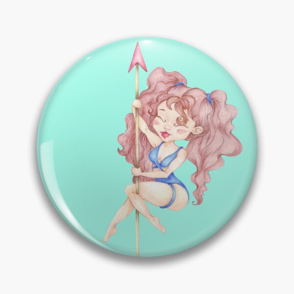 Item preview, Sweet Love Pole Dance - curly dancer designed and sold by Aurora Gritti.