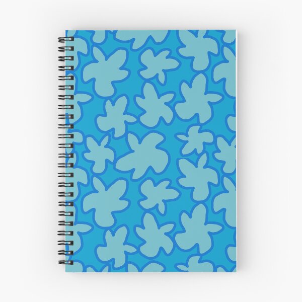 Item preview, Mod Matisse Flowers - Three Blues designed and sold by Karen Anne Isaksen Glick.
