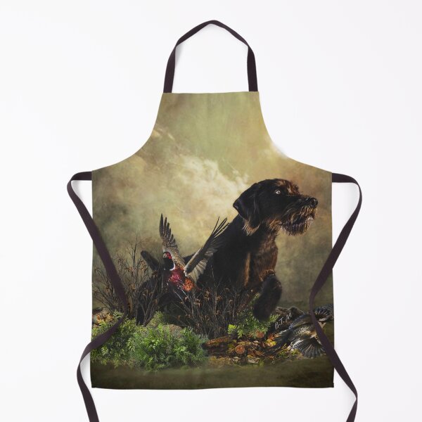 Item preview, German Wirehaired Pointer, Bird hunting season  designed and sold by TammyHunterArt.