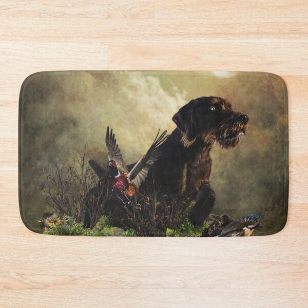 Item preview, German Wirehaired Pointer, Bird hunting season  designed and sold by TammyHunterArt.