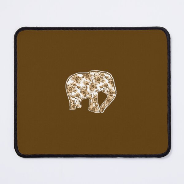 Item preview, Rosy Brown Elephant designed and sold by WhimsyLetters.