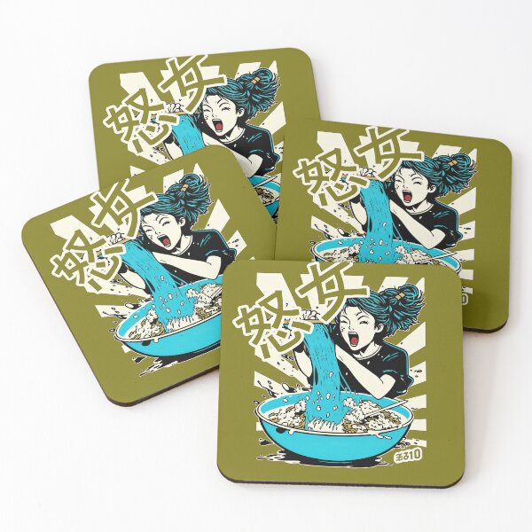 Item preview, Chica de fideos enojada designed and sold by obstinator.