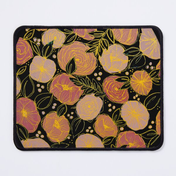 Item preview, Floral on Black  designed and sold by KelsoArtwork.