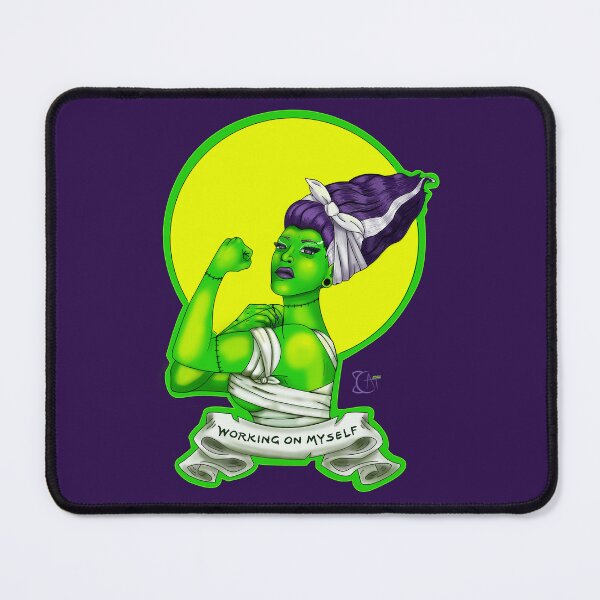 Item preview, Rosie the Riveter and Bride of Frankenstein Mash Up Art designed and sold by Artalyn.