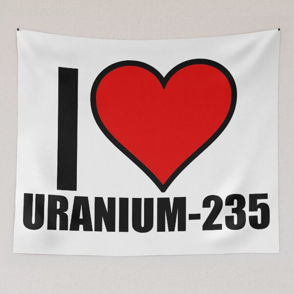 Item preview, I Heart Uranium 235 designed and sold by Sumi Line Co..