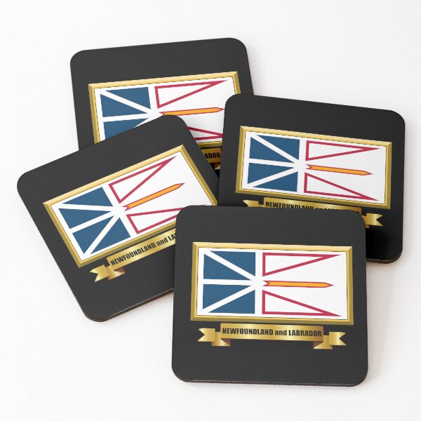 Item preview, NEWFOUNDLAND and LABRADOR Flag Gifts, Masks, Stickers & Products (N) designed and sold by mpodger.
