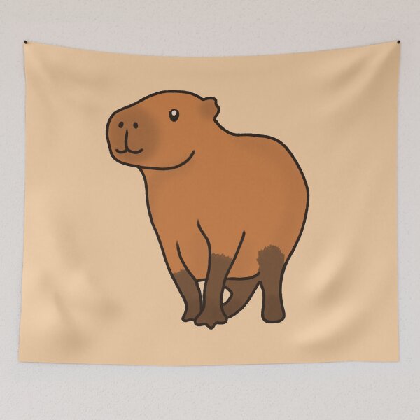 Item preview, Capybara doodle designed and sold by mareeka.