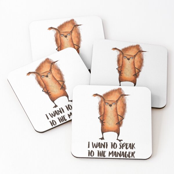 Item preview, I Want To Speak To The Manager Squirrel designed and sold by Vendetta-art.