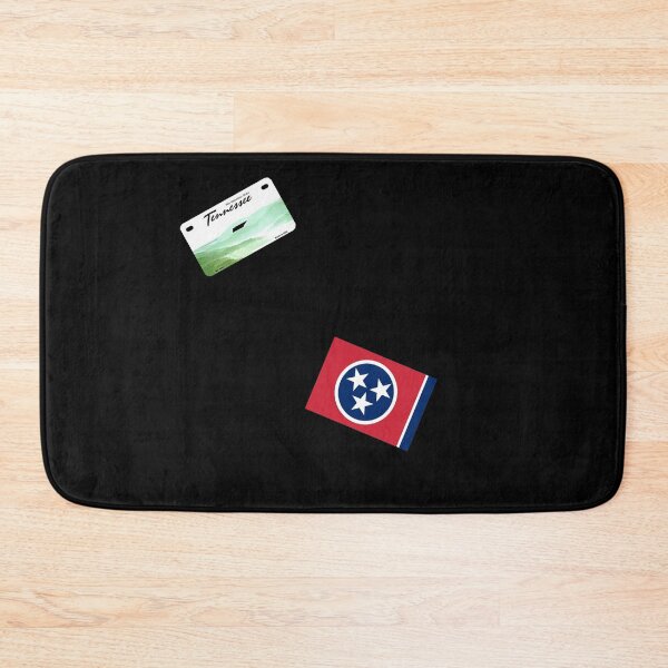 Item preview, Tennessee DMV License Plate and Flag Pattern - Available on Stickers, socks, mugs and more! designed and sold by Dude  Stuff.