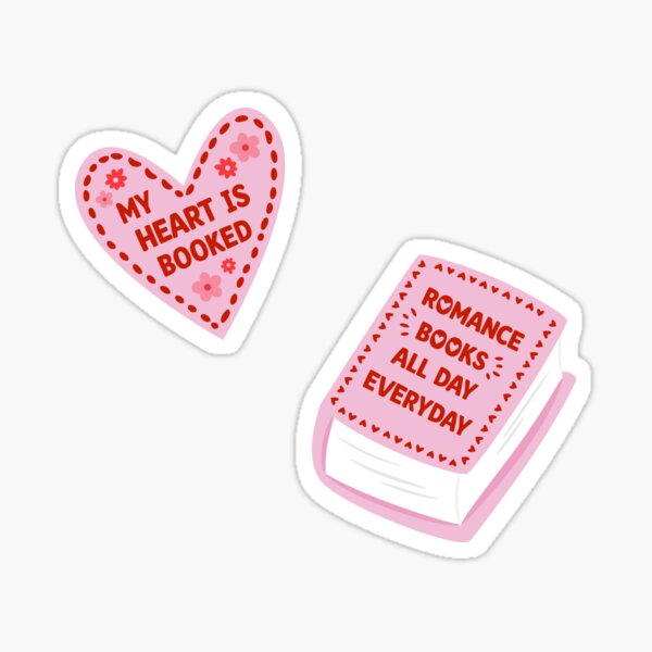 romance reader pack Sticker
