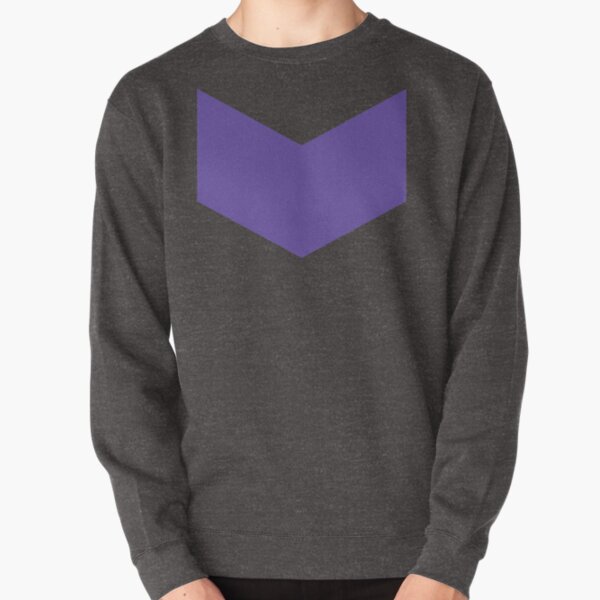 Purple Chevron Pullover Sweatshirt