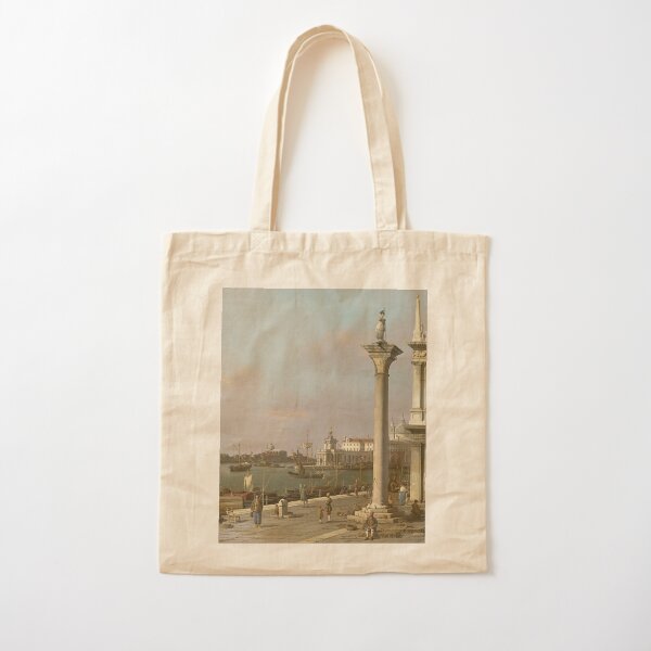 The Bacino di San Marco, from the Piazzetta - Canaletto (1748–1752) Cotton Tote Bag