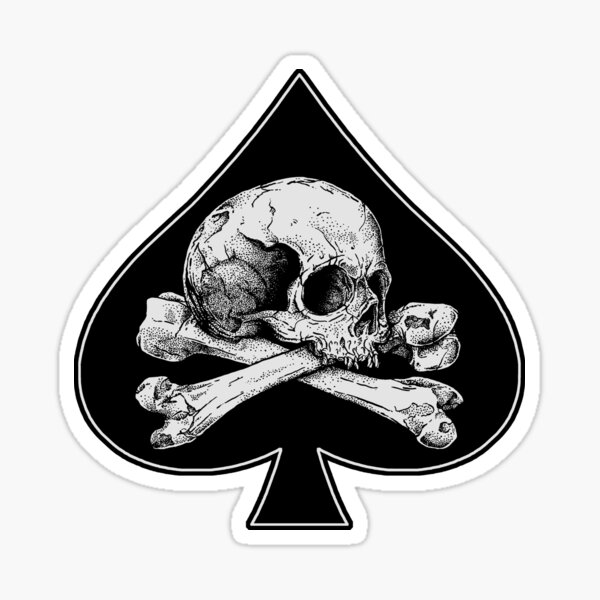 Item preview, Ace of Spades Skull designed and sold by deniart.