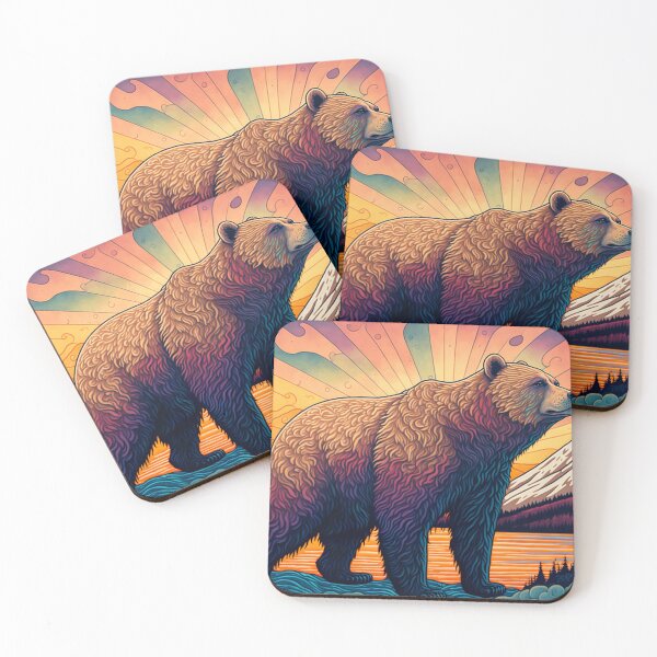 Item preview, Bear and the Setting Sun designed and sold by Luis Rodrigues.