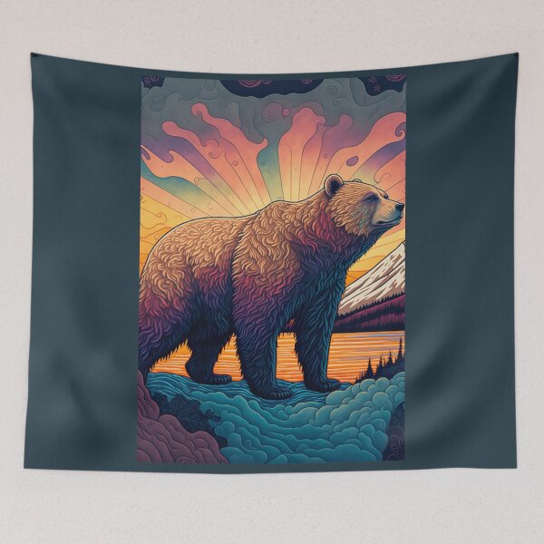 Item preview, Bear and the Setting Sun designed and sold by Luis Rodrigues.