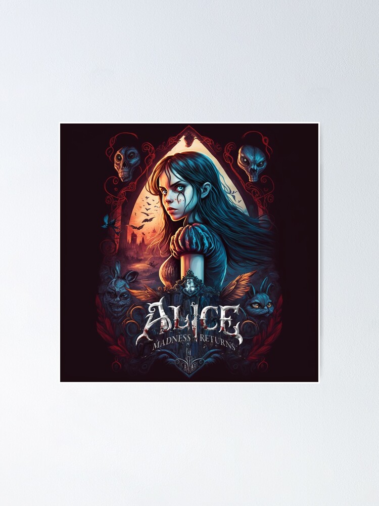 Alice Madness Returns Video Game Poster