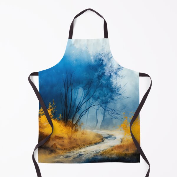 Item preview, Colorful Autumn Landscape Watercolor 2 designed and sold by Red Witch Art.
