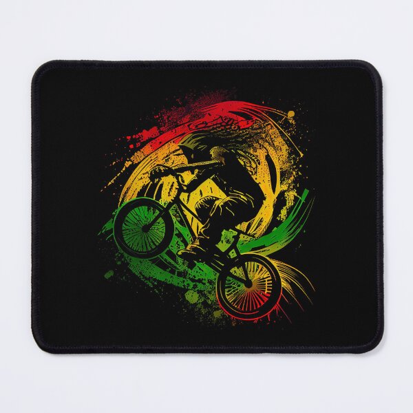 Item preview, BMX Design - for BMX riders and lovers, vintage, retro, Jamaica style (1) designed and sold by TourDePassion.