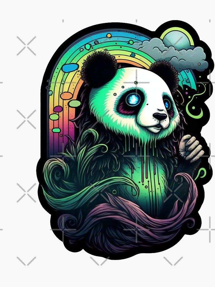 Gaming Panda Sticker for Sale by PWstickers