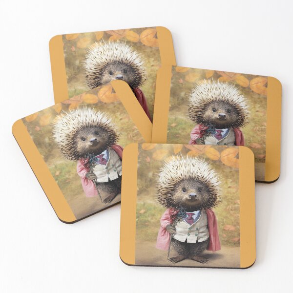 Item preview, Hedgehog Autumn character designed and sold by paintdust.